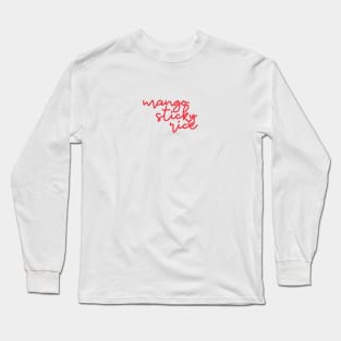 mango sticky rice - Thai red - Flag color Long Sleeve T-Shirt